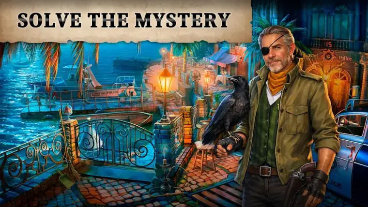 Kadr ze hry Hidden Objects: Coastal Hill — scéna na molu
